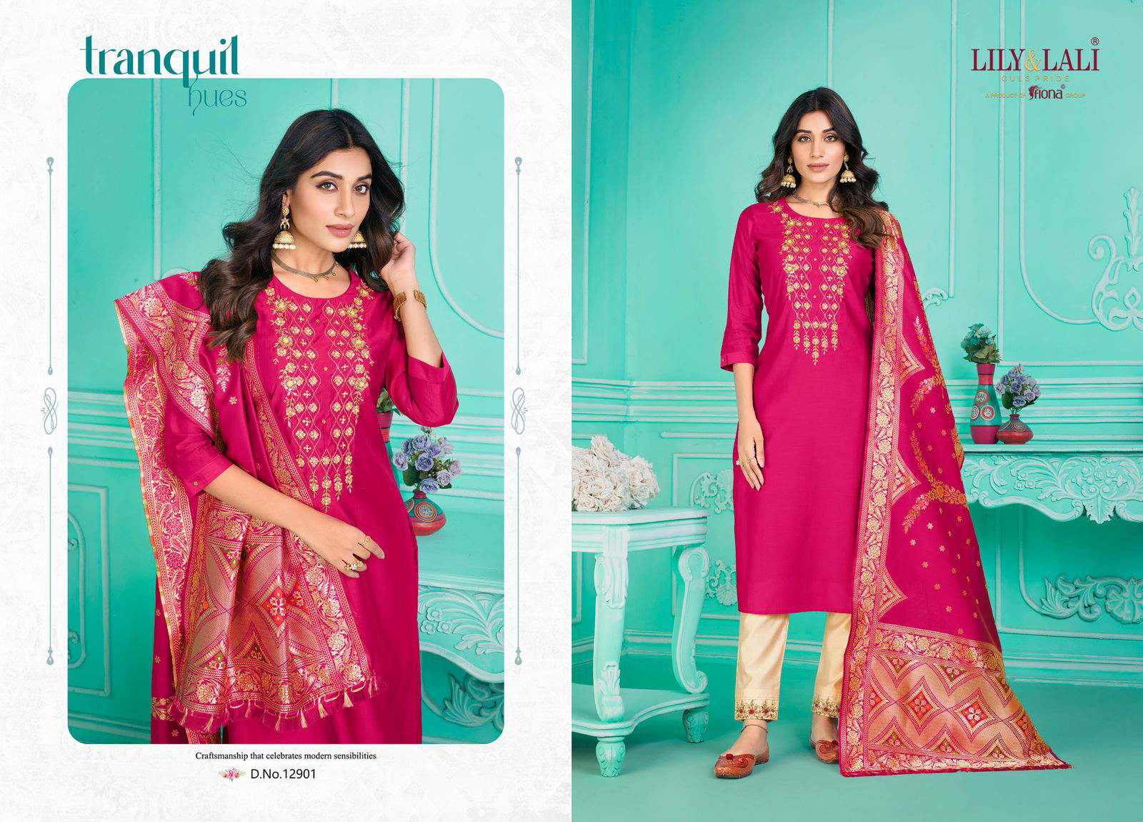 Gulmeena 2 Lily And Lali Milan Silk Readymade Suits Catalog